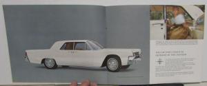 1962 Lincoln Continental Sales Brochure