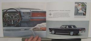 1962 Lincoln Continental Sales Brochure