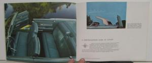 1962 Lincoln Continental Sales Brochure