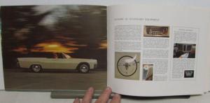 1962 Lincoln Continental Sales Brochure