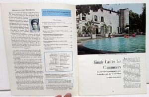 1965 The Continental Magazine Vol 5 No 2 May June Castles for Tourists