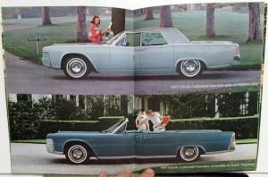 1965 Lincoln Continental Sales Brochure Americas Most Distinguished Motorcar