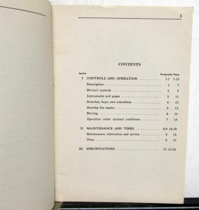 1947 Mercury 8 Model 79M Owners Manual Reference Book Original