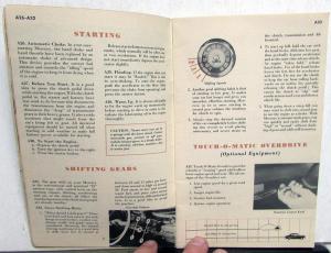 1949 Mercury 8 Series 9CM All New Owners Manual Original