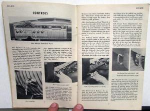 1950 Mercury 8 Series 0CM Owners Manual Original