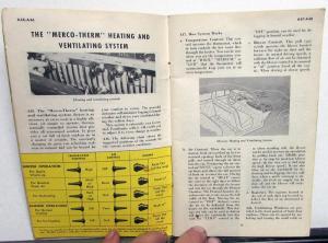 1950 Mercury 8 Series 0CM Owners Manual Original