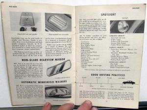 1950 Mercury 8 Series 0CM Owners Manual Original