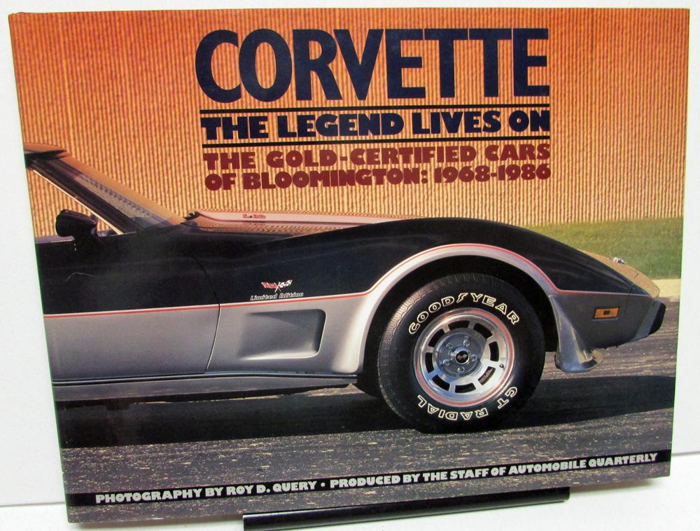 Corvette The Legend Lives On 1968-1986 Gold-Cert Bloomington