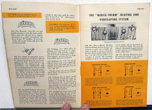 1951 Mercury 8 Series 1CM Owners Manual Original