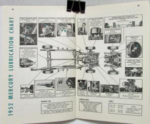 1952 Mercury Series 2M Owners Manual Original