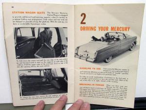 1953 Mercury Series 3M Owners Manual Original