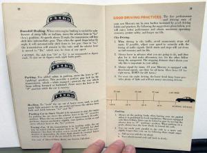 1953 Mercury Series 3M Owners Manual Original