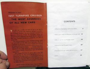 1957 Mercury Turnpike Cruiser Owners Manual Reproduction