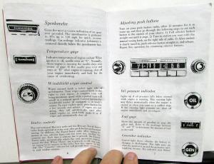 1957 Mercury Turnpike Cruiser Owners Manual Reproduction