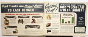 1948 Ford Heavy Duty F5 F6 Truck Engine Rouge 239 V8 Rouge 226 Six Sale Brochure