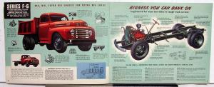 1948 Ford Heavy Duty F5 F6 Truck Engine Rouge 239 V8 Rouge 226 Six Sale Brochure