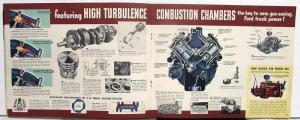 1948 Ford Heavy Duty F5 F6 Truck Engine Rouge 239 V8 Rouge 226 Six Sale Brochure