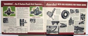 1948 Ford Heavy Duty F5 F6 Truck Engine Rouge 239 V8 Rouge 226 Six Sale Brochure