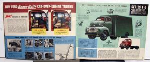 1948 Ford Heavy Duty F5 F6 Truck Engine Rouge 239 V8 Rouge 226 Six Sale Brochure