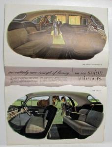 1950 Lincoln Cosmopolitan Sport Sedan Convertible Coupe Sales Folder Original