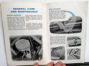 1960 Mercury Comet Sedan & Station Wagon Owners Manual Original