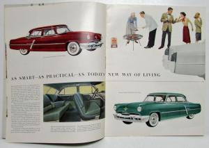 1952 Lincoln Cosmopolitan Capri Sport Coupe Sedan Custom Sales Brochure XL Orig
