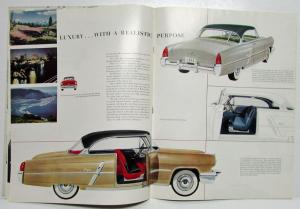 1952 Lincoln Cosmopolitan Capri Sport Coupe Sedan Custom Sales Brochure XL Orig