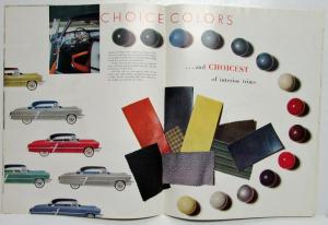 1952 Lincoln Cosmopolitan Capri Sport Coupe Sedan Custom Sales Brochure XL Orig