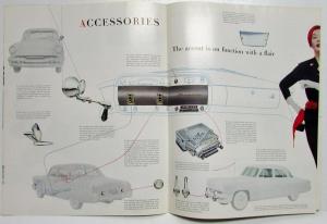 1952 Lincoln Cosmopolitan Capri Sport Coupe Sedan Custom Sales Brochure XL Orig