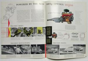 1952 Lincoln Cosmopolitan Capri Sport Coupe Sedan Custom Sales Brochure XL Orig