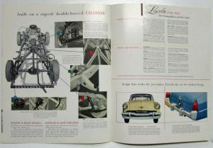1952 Lincoln Cosmopolitan Capri Sport Coupe Sedan Custom Sales Brochure XL Orig