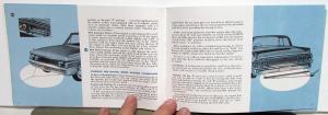 1961 Mercury Monterey Meteor 600 & 800 Owners Manual Original