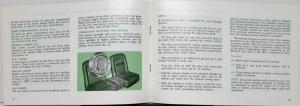 1962 Mercury Comet CANADIAN Owners Manual Original