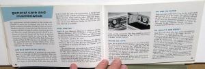 1962 Mercury Monterey Commuter Colony Park Registered Owners Manual Orig