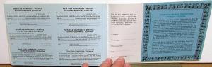 1962 Mercury Monterey Commuter Colony Park Registered Owners Manual Orig