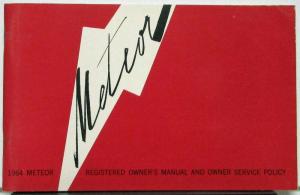 1964 Mercury Meteor CANADIAN Registered Owners Manual Original