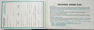 1965 Mercury Meteor Rideau & 500 Montcalm CANADIAN Owners Manual Original