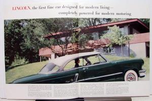 1953 Lincoln Cosmopolitan Capri Power Steering Brakes Seats Sales Brochure XL