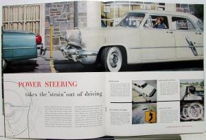 1953 Lincoln Cosmopolitan Capri Power Steering Brakes Seats Sales Brochure XL