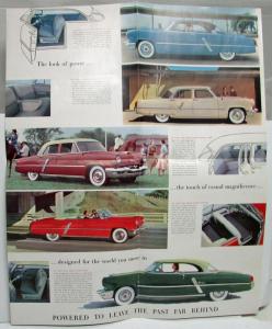 1953 Lincoln Cosmopolitan Capri Sales Folder 2nd Printing Oversized Original