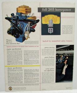 1953 Lincoln Cosmopolitan Capri Sales Folder 2nd Printing Oversized Original