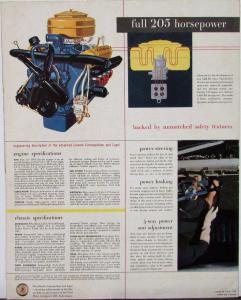 1953 Lincoln Capri Cosmopolitan Sales Folder Dtd 11-52 Oversized Original