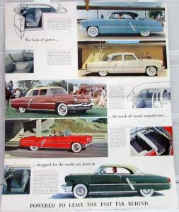 1953 Lincoln Capri Cosmopolitan Sales Folder Dtd 11-52 Oversized Original