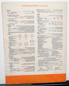 1950 Ford Truck Series F6 Eng 239 V8 226 Six 254 Six Sales Brochure Rev 1/50