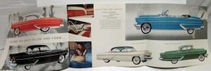 1955 Lincoln & Capri Oversized Color Sales Folder Original