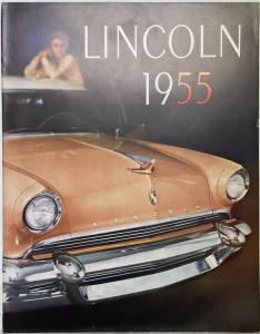1955 Lincoln Custom and Capri Sales Brochure Prestige Oversized