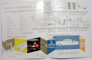 1955 Lincoln Custom and Capri Sales Brochure Prestige Oversized