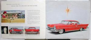 1957 Lincoln Premiere Landau Coupe Convertible XL Sales Brochure Original