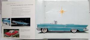 1957 Lincoln Premiere Landau Coupe Convertible XL Sales Brochure Original