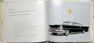 1957 Lincoln Capri and Premiere Sales Brochure Prestige Large Original